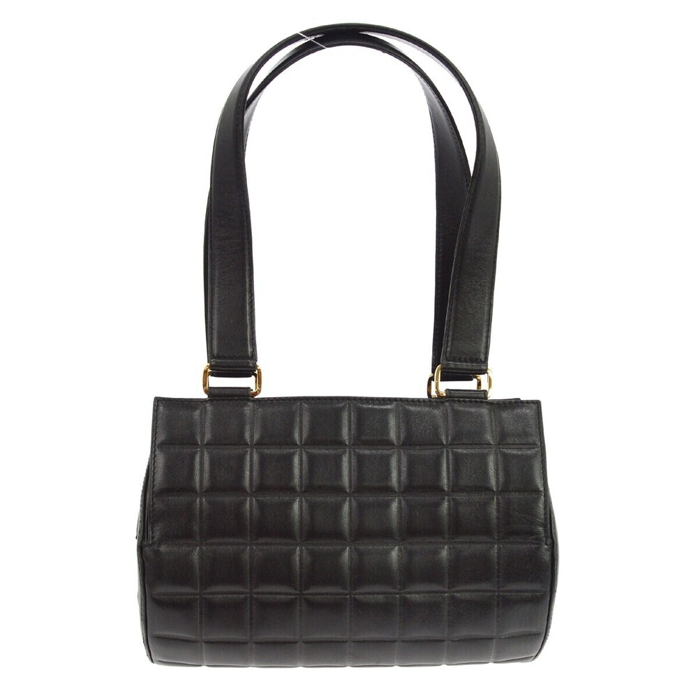 Chanel Chocolate Bar Barrel Quilted Leather Small